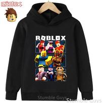 Vaikams Roblox 3-12 m. Rudens džemperis su gobtuvu Madingas Hoodie 3D žaidimo personažo printas Berniukams Mergaitėms Laisvalaikio sportinė apranga 100