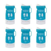 39075 vnt. 750 ml vienkartinis šlapimo maišelis, nepralaidus, ekologiškas, unisex, nešiojamas, kempingo šlapinimosi maišelis, vėmalų maišelis 12pcs