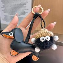 Mielas Mini Kuprinės Pakabukas Rankinės Pakabukas Krepšių Aksesuarai one size juoda