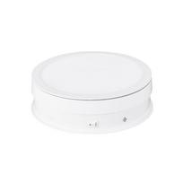 20 cm motorizuotas besisukantis ekrano stovas, besisukantis pasukamas stalas, 10 kg / 22 svarų apkrova, pasukamas 360 laipsnių juoda