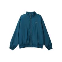 Nike Solo Swoosh Siuvinėtas Logotipas Stovintis Apykaklės Striukė Unisex Striukės Mėlyna DN1267-460 M gray