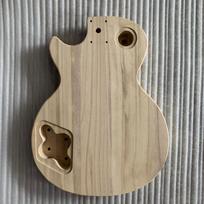 Neužbaigtas elektrinės gitaros korpusas Klevo medienos ruošinys Gitaros korpusas LP stiliaus gitaroms Pasidaryk pats dalys