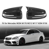 Anglies Pluošto Išvaizdos Sparno Veidrodėlio Dangtelis 10-16 Mercedes E Klasės W212 C Klasės W204 gray