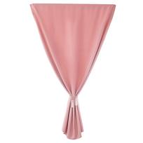 1 vnt. užuolaidų „Aoresac“ namų paprastas vientisos spalvos užtemdymas dvipusis „velcro“ užuolaidų audinys namuose 60cm * 150cm rožinė