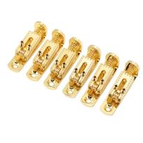 6Pcs Guitar Bridge Saddle Metal Height Adjustable 3 4 5 6 7 String Electric Guitar Bridge Saddle sidabras