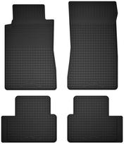 Rubber car mats, set of 4, universal for: Mercedes CLK W208 coupe (1997-2003)