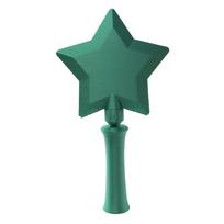 Portable Non-contact Payment Card Holder Magic Wand Star Shape Star Wand Tap To Pay Credit Card Retractable 3D Printed žalia