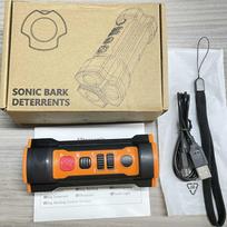 Dog Bark Deterrent Devices Enhanced Ultrasonic Anti Bark Device for Dogs Triple Sonic Emitters Much Better(3X) for Dog Training oranžinė
