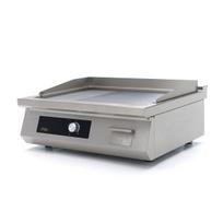 Indukcinė kepimo plokštė 700 - lygi ir rievėta - 5 000 W - dviguba