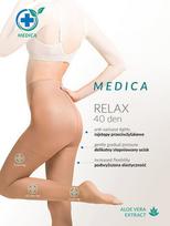 MEDICA RELAX pėdkelnės moterims 40Den, smėlio spalvos