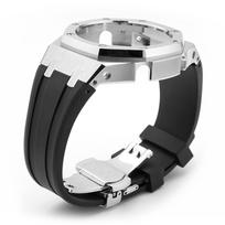 GA2100 Metalinis Modifikavimo Rinkinys Casio GA2100 2110 GA-B2100 Nerūdijančio Plieno Korpusas&Apyrankė Pakeitimo Modifikavimo Priedai GA2100 2110 B2100 gray