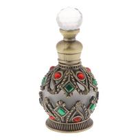 Puntos 15 ml vintage aromaterapinis eterinis aliejus kvepalų tuščias buteliukas, dovana auksinė