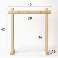 Chimes Wood Stand Chime Holder Gong Target Easy Assembly for Desktop Bedroom S