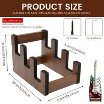 Guitar Stand Plywood Bass Stand Non-slip Guitar Storage Holders Electric Guitar Display Stand Musical Instrument Accessories