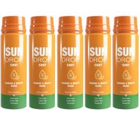 5 vnt. Sun Drop Shots Gaivinančios Soliariumo Priemonės Sun 80ml