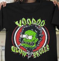 Retas Voodoo Švytintys Kaukolės Marškinėliai Tee Shirt Visų Dydžių S iki 5XL Unisex Marškinėliai XXL