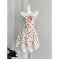 Paplūdimio stiliaus Y2k mini suknelė moterims, laisvalaikio, be rankovių, su petnešėlėmis, taip pat vakarėlio drabužis, korėjiečių mada, elegantiška, vasaros 2026 M abrikosas