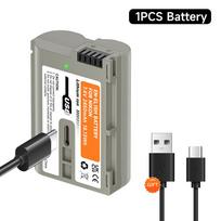 PALO EN-EL15C EN-EL15B EN-EL15 Battery with Type-C Port for Nikon Z5 D850 Z6 Z7 D780 D750 D800 D810 D7000 D7500 Z6 ii V1 Camera 1battery