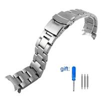 22MM Nardymo Plieno Metalo Dirželis Casio Duro Mdv107-1A MDV106-1A Laikrodžiui Apyrankė Laikrodžio Dirželio Atsarginės Dalys 3 Stiliai 22mm