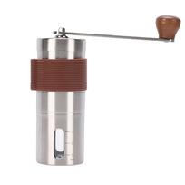 Manual Coffee Grinder Stainless Steel Portable Hand Coffee Bean Mill with Crank for Home Outdoor Drip Coffee
