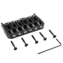 Electric Guitar Fixed Bridge Metal Adjustable Professional Guitar Fixed Bridge Replacement Gold