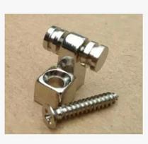 Silver Electric Guitar String Guide with Roller and Ball-End Retainer sidabras