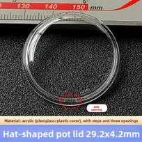 Swatch veidrodinis plexiglass laikrodžio dangtelis su datos langeliu, skersmuo 19,6 mm 29,2 mm 34,6 mm 37,9 mm 41,5 mm stiklinis akrilinis laikrodžio stiklas