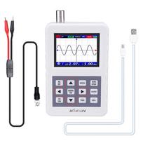 KKmoon DSO PRO skaitmeninis osciloskopas rankinis osciloskopas Mini delno dydžio osciloskopas su 5M Without P6100 balta