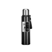 Vakuuminis butelis, didelės talpos maistinis BPA, nesandarus, poliruoto paviršiaus vakuuminis butelis, izoliuotas stiklainis 800ML sidabras