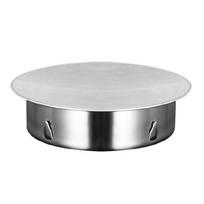 Saugus 180 mm dūmtraukio vamzdžio nerūdijančio plieno dangtelis Namų vėdinimo sandariklis Daugkartinio naudojimo nerūdijančio plieno kamino kepurės buities reikmėms 1
