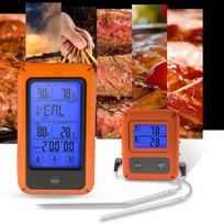 TS-TP20 Belaidis skaitmeninis maisto gaminimo termometras su dviguba zonda Virtuvės maisto mėsos kepimo termografas rūkyklai griliui BBQ 0~100 degrees Celsius ?±1?°C#1