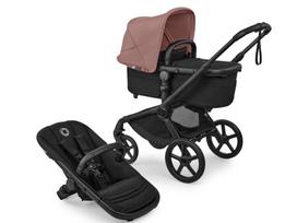 Universalus vežimėlis Bugaboo Fox 5 Renew Dusty Pink/Heritage Black/Black frame 2in1