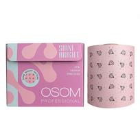 Folija plaukų dažymui OSOM Professional Embossed Foil Roll Shine Bright FOILDIAM100, grublėta, ritinėlyje, 120 mm x 100 m