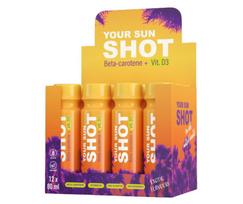 Jūsų „Sun Shot Vit“. D3 įdegio gėrimai x12