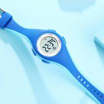 OHSEN Kids Sport Watches 50M Waterproof Blue Silicone Electronic Wristwatch Stopwatch Children Digital Watch For Boys Girls