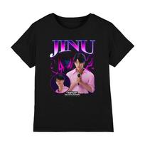 K-Pop Demonų Medžiotojai Jinu Bootleg Vaikams Marškinėliai, Juodi 100