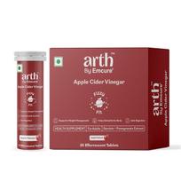 Arth Apple Cider Vinegar Effervescent Tablets 30 Pack for Weight Management and Digestion Support