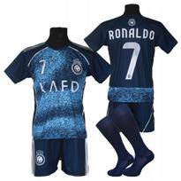 RONALDO komplet sportowy strój piłkarski AL NASSR granatowy - BG 140