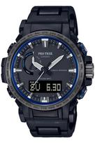 Casio Pro Trek Climber Line Saulės laikrodis su biomasės juodu plastiku, valdomas radijo bangomis, PRW-61FC-1JF, Vyriškas,