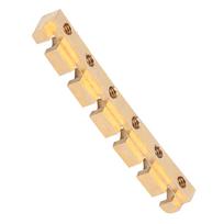 Stygų veržiklis žalvarinis metalinis reguliuojamas 6?Styginių elektrinių bosinių gitarų dalys Priedai beige