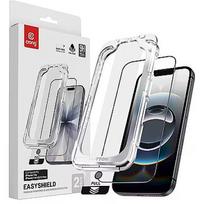 Crong Tempered glass iPhone 16e/14/13/13 Pro (2pcs) CRGES2PIP16E