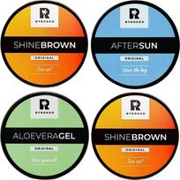 Byrokko Sunkissed įdegio rinkinys 2x Shine Brown 1x Aloe Vera 1x Po įdegio