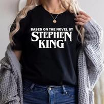 Based On The Novel By Stephen King Graphic Tops Summer Retro Tumblr Shirt Horror Grunge Clothing Funny Gift for women clothes S juoda