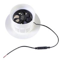 12V 3W Powerful Airflows Bathroom High Speed Air Vent Extractor Fan for Quick Moisture & Odor Extraction Steam Reduction 1