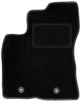 Driver's mat black for: Toyota Avensis III T27 station wagon, sedan, liftback (2009-2013)