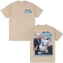 Anime JoJo Bizarre Adventure Tshirt Weather Report Graphic Tshirts Men Women Fashion Casual Short Sleeve Tshirt Streetwear 4XL