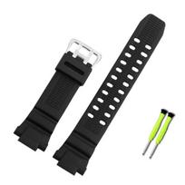Laikrodžio dirželis Casio GW-3500B GW-3000B GW-2000 sportiniam laikrodžiui Juodas minkštas silikoninis guminis dirželis su sagtimi Vyriškas apyrankės dirželis 0mm