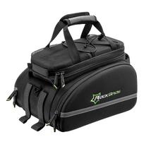 35L Bike Trunk Bag with Fold-Out Pockets A603BK Black