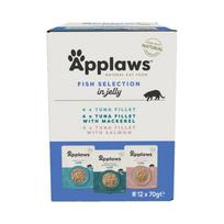 Applaws Cat Multipack Žuvies rinkinys želė 12x70g