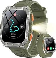 "Blackview" išmanusis laikrodis vyrams su GPS / kompasu / "Bluetooth" skambučiais / šviesos diodų apšvietimu / ChatGPT / vertėjas, sporto laikrodis su 100+ sporto režimais, pulso miego žingsniais, kalorijų kilometrų monitoriumi, fitneso laikrodis "Android